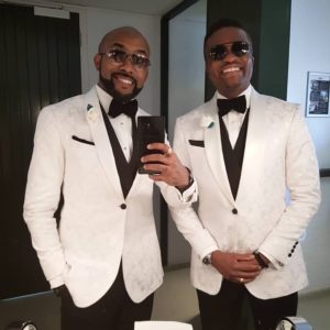 See Throwback Pictures Of Banky W As He Celebrates Childhood Friend  