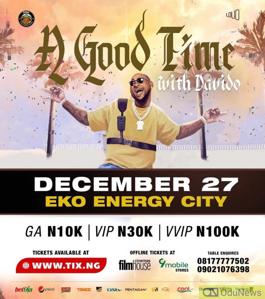 #AGoodTimeWithDavido - Davido Slammed By Fans Over Concert  