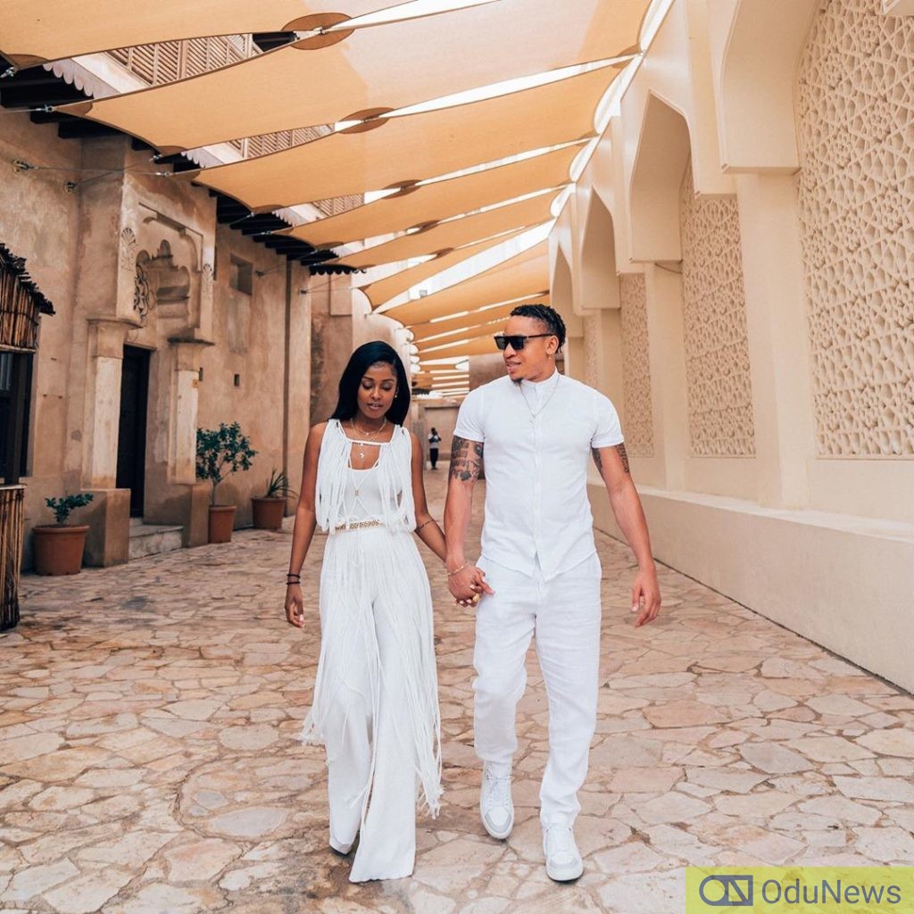 Power Star Rotimi And Girlfriend Loved Up In Vacation Pictures  