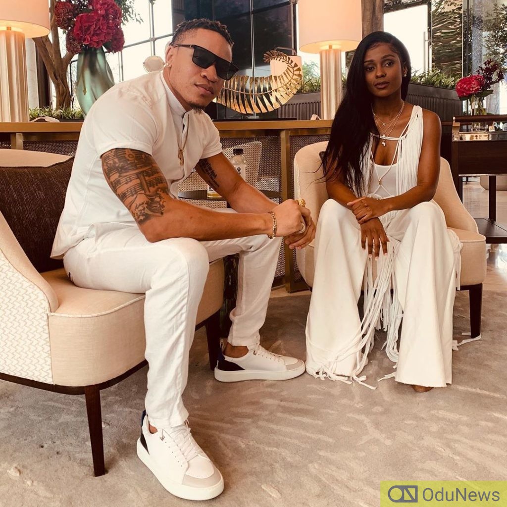 Power Star Rotimi And Girlfriend Loved Up In Vacation Pictures  