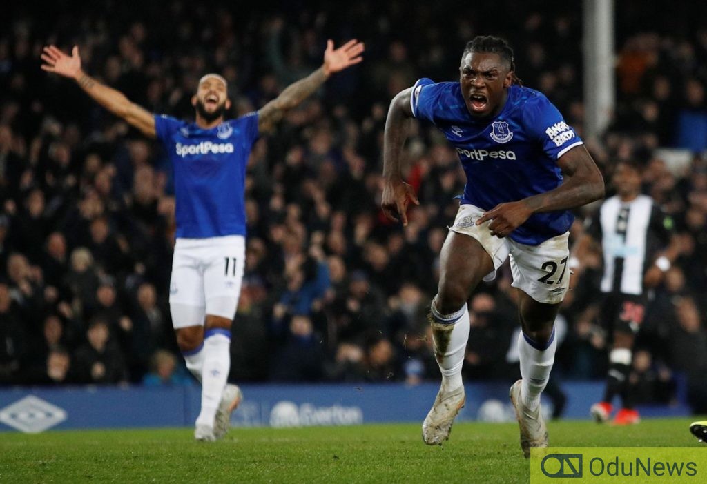 Moise Kean Scores His First Goal For Everton  