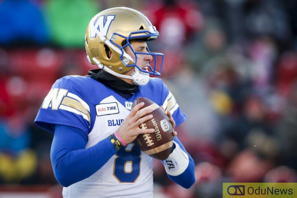 Zach Collaros Signs A Two-Year Extension With Winnipeg Blue Bombers  