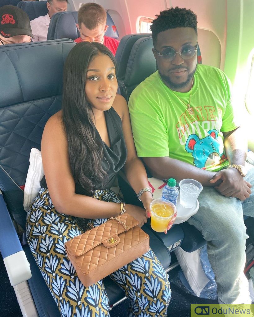 Davido's Brother & New Bride Get Cozy In Honeymoon Photos  