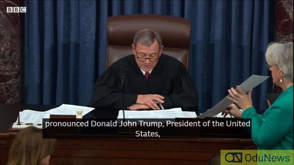 BREAKING: Senate Acquits Trump At The End Of Impeachment Trial  