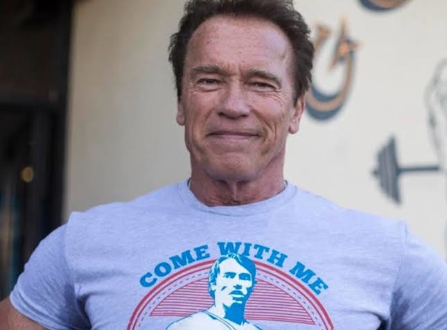 'We'll Be Back' - Arnold Schwarzenegger Dons Face Mask Referencing His Terminator Character  