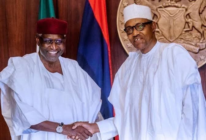 President Buhari Mourns '42 Years Loyal Friend', Abba Kyari  