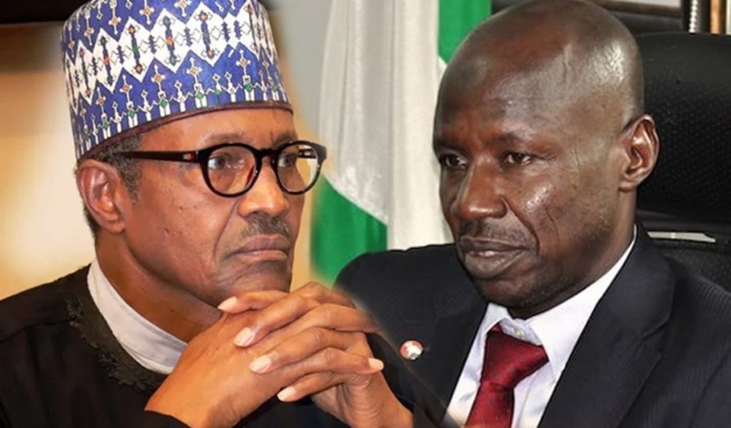 Buhari Sets Up Panel To Probe EFCC Boss Magu Over Fraud  