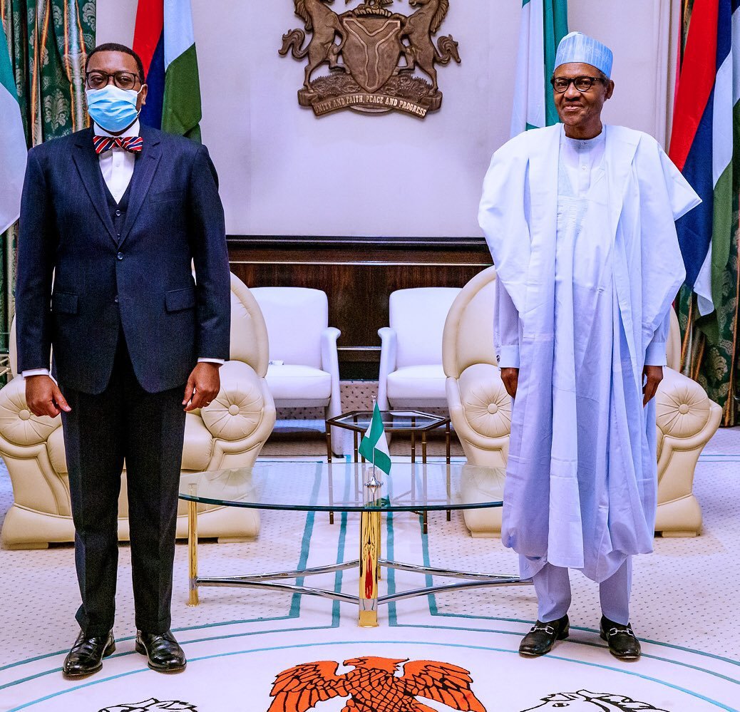 "Nigeria Will Stand Strongly Behind You" - Buhari Assures AfDB President Adesina  