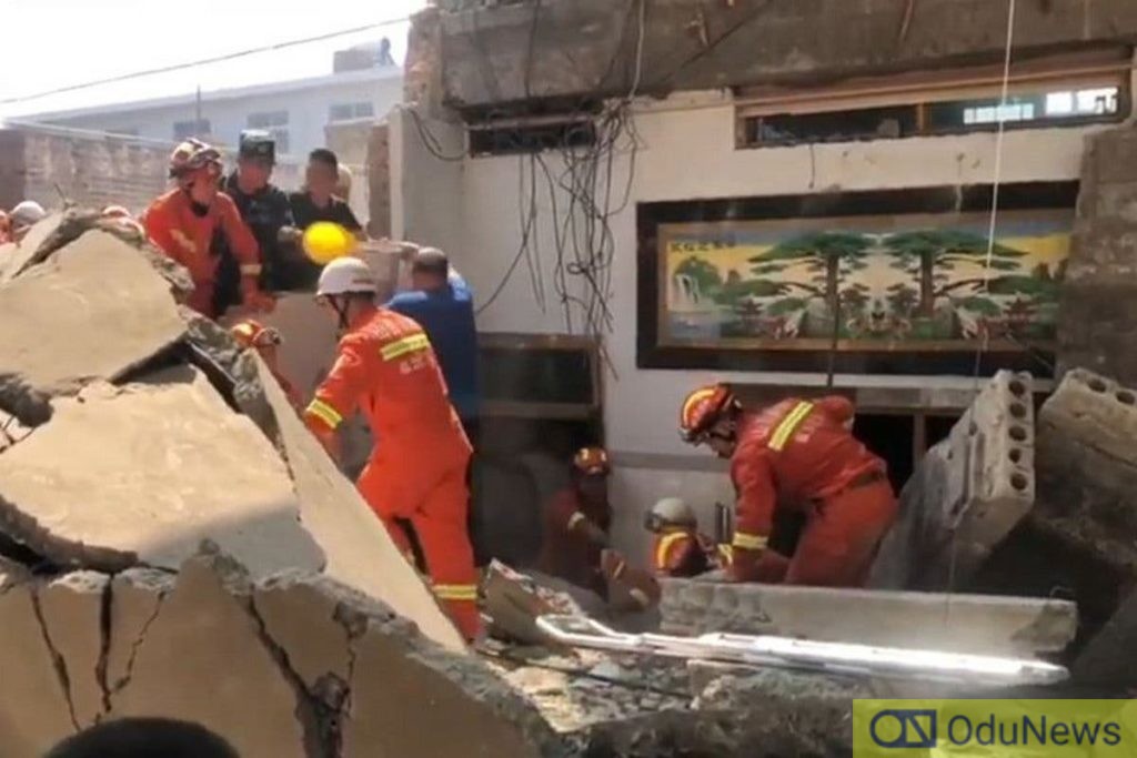 17 Dead As Restaurant Collapses In China  