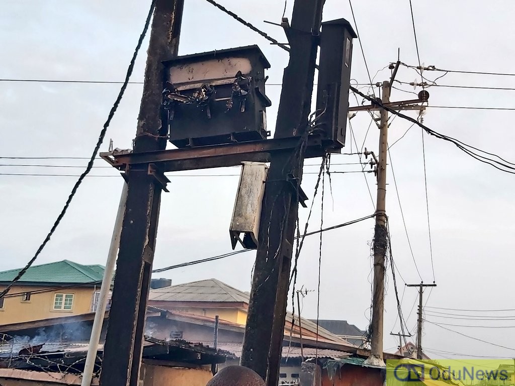 BREAKING: Explosion As Fire Guts Filling Station On Ajayi Road, Ogba  