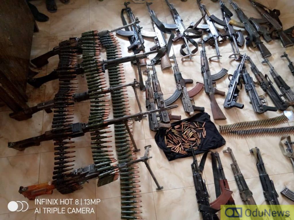 Photos As Bandits Surrender Their Weapons To Katsina State  