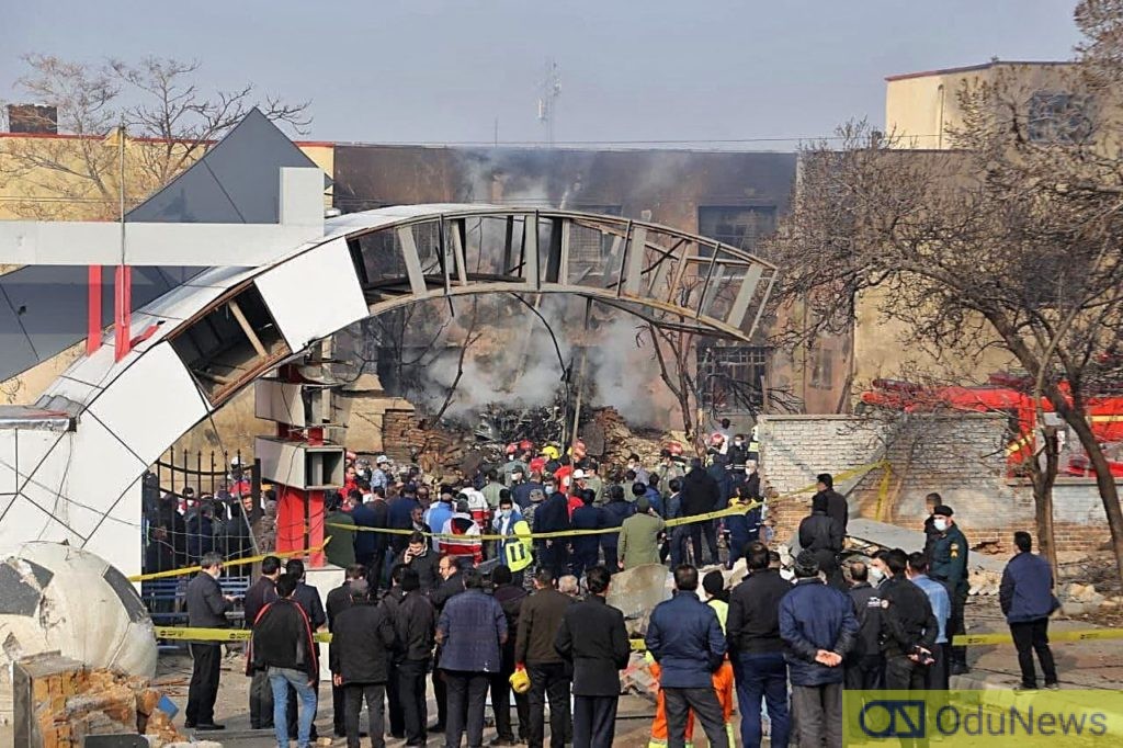 Two Killed As Iranian Jet Crashed Into School Premises  