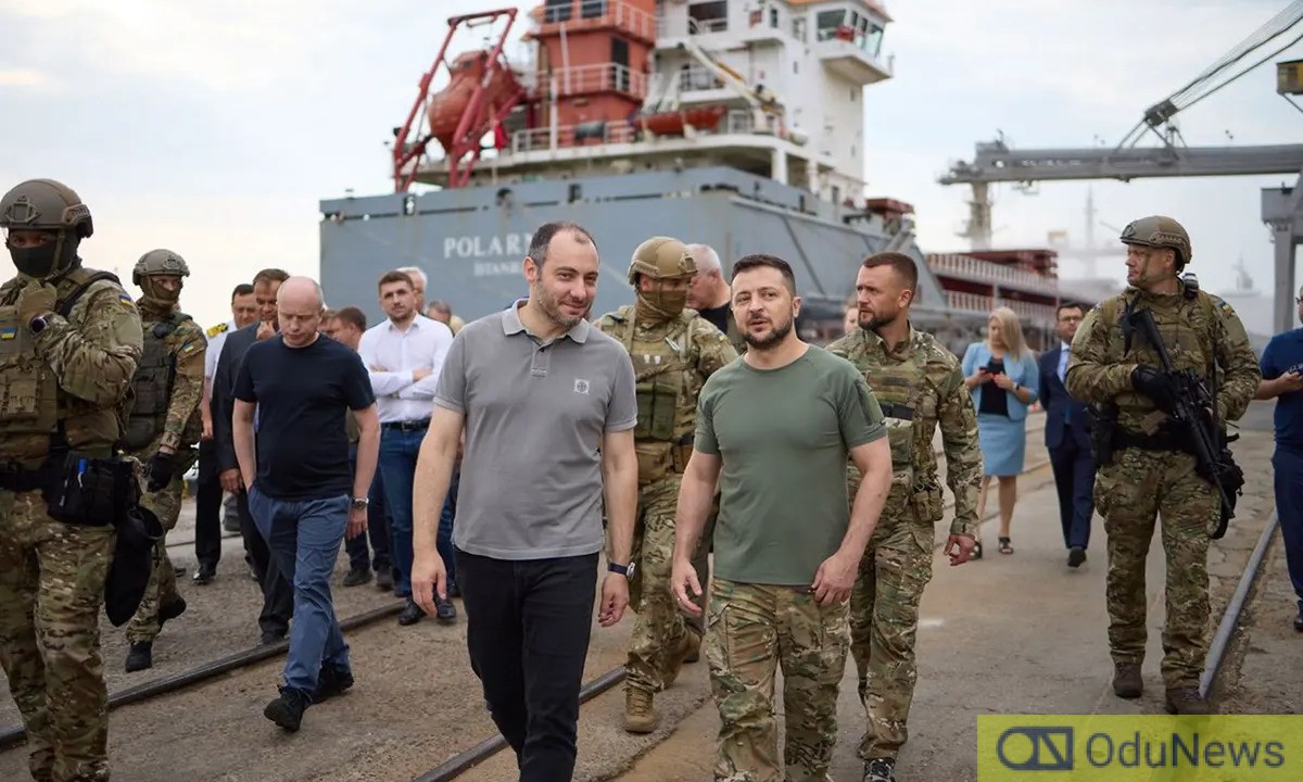 Ukrainian Grain Ship Finally Leaves Odesa Port For The First Time Since Russian Invasion  