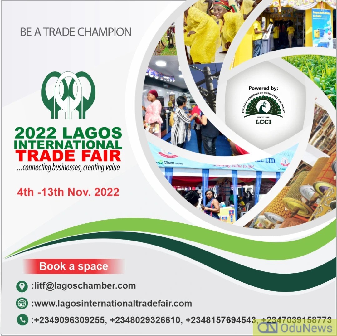 2022 Edition Of The Annual Lagos International Trade Fair To Hold In November - LCCI  