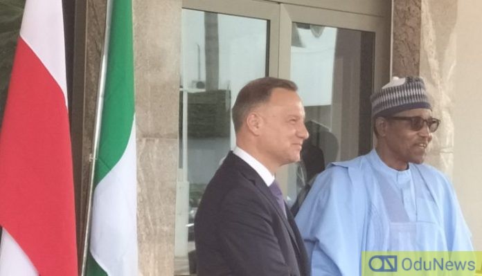 Buhari, Poland President Andrzej Duda Meet In Abuja, Sign MOU On Agriculture  