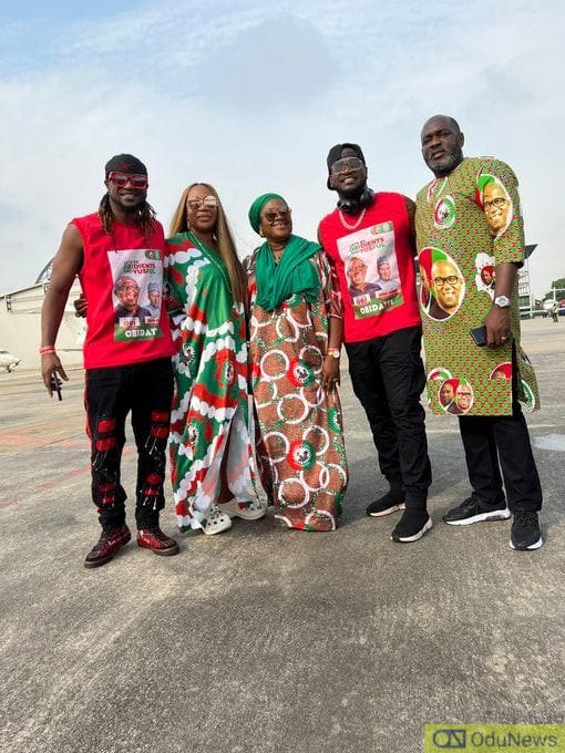 Psquare Joins Peter Obi's Presidential Rally In Port Harcourt  