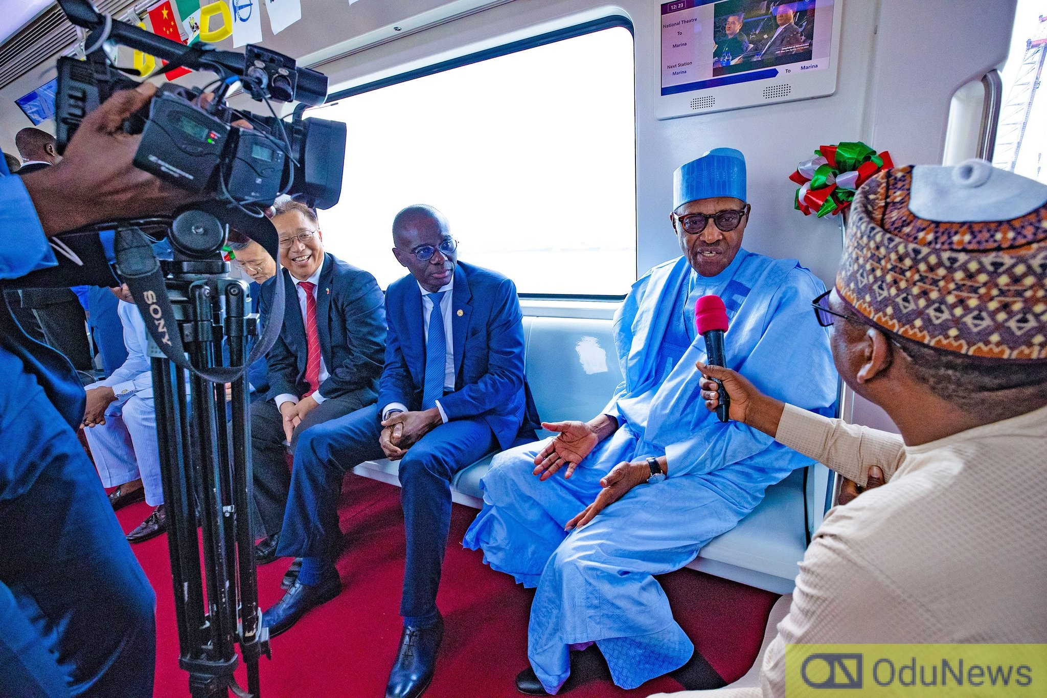 Buhari Commissions Lagos Blue Rail Line  