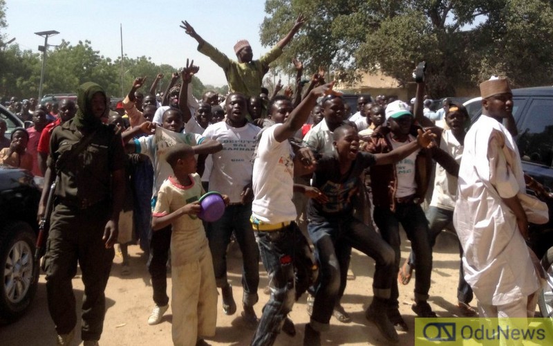 Irate Youths Burn Down Police Station In Kano Over Killing Of Catholic Priest  