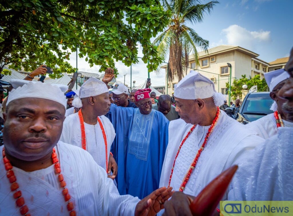 Bola Tinubu makes first visit to Lagos after winning presidential election  