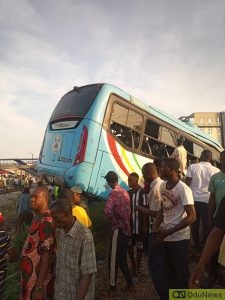 Many Injured As Train Crushes Lagos Staff Bus  