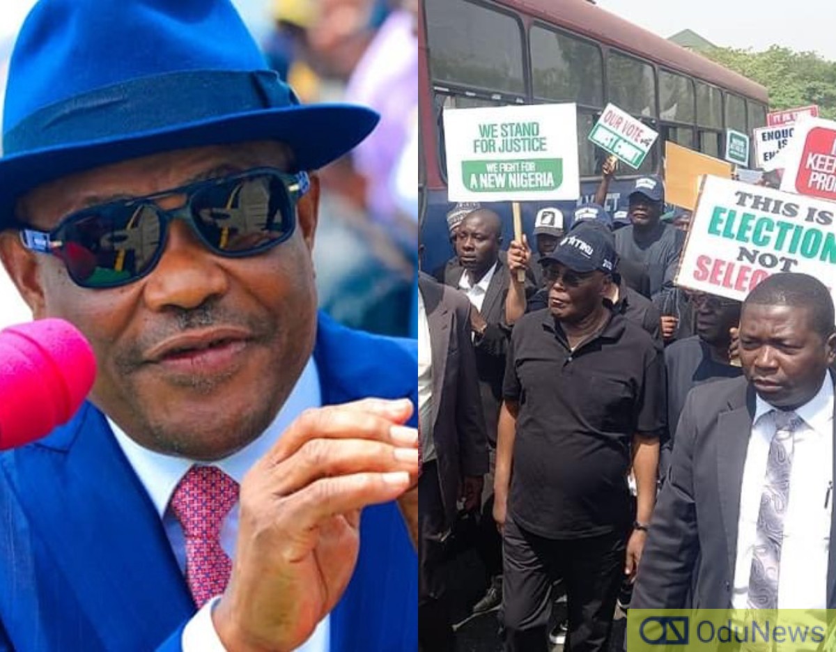 Wike Throws Jibe At Atiku, PDP Over Protest At INEC Office  