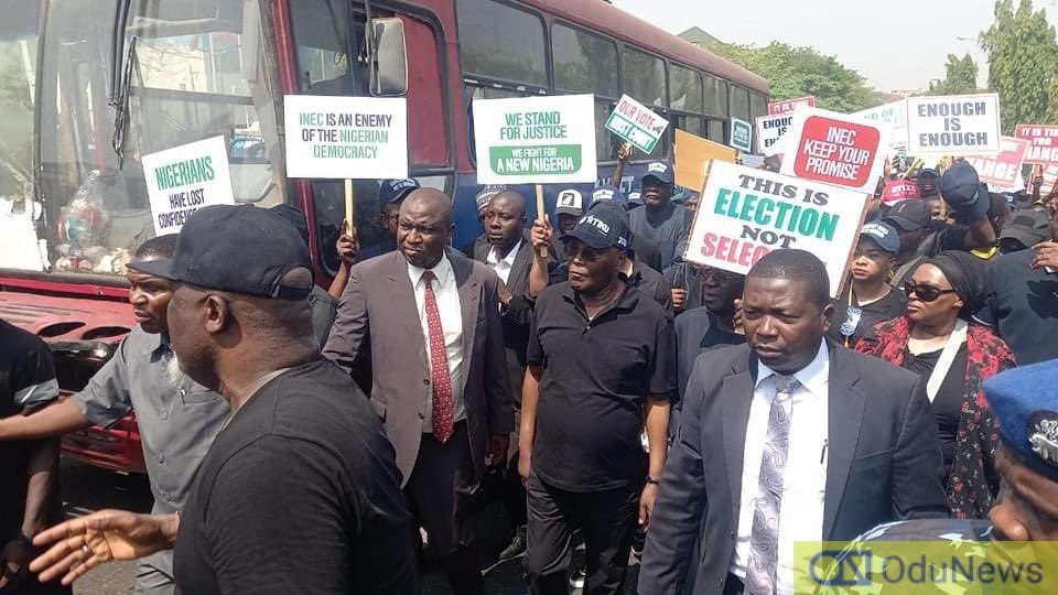 "Our Protest Will Continue For A Very Long Time" - Atiku  