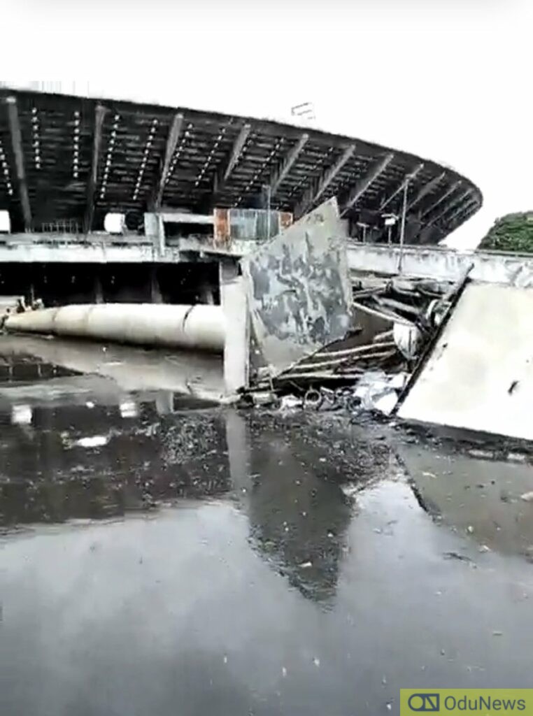 Temporary Closure of National Stadium in Lagos After Floodlight Mast Collapse  