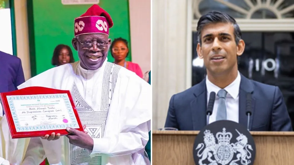 UK PM, Sunak, Promises Continued Partnership With Nigeria In Letter To Tinubu  