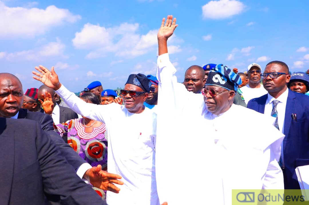 Tinubu Hails Wike, Says He Contributed To His Election Victory  