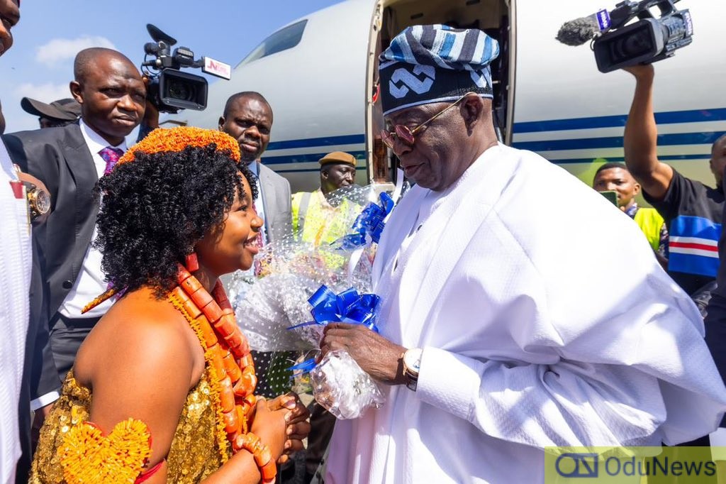 Tinubu Arrives Rivers Ahead Of Project Inauguration [PHOTOS]  