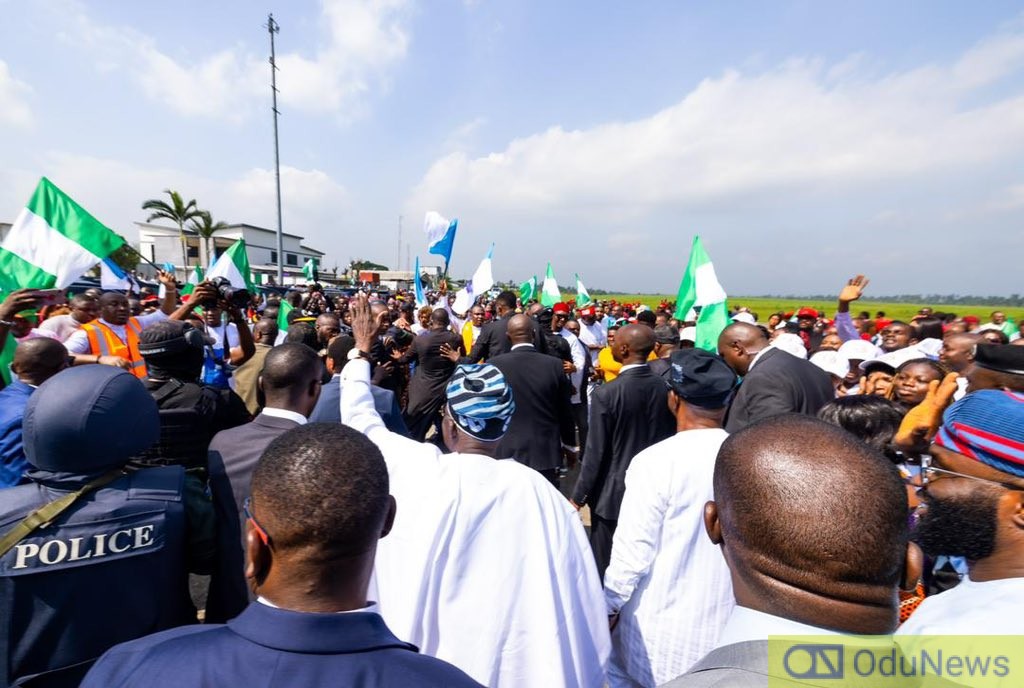 Tinubu Arrives Rivers Ahead Of Project Inauguration [PHOTOS]  