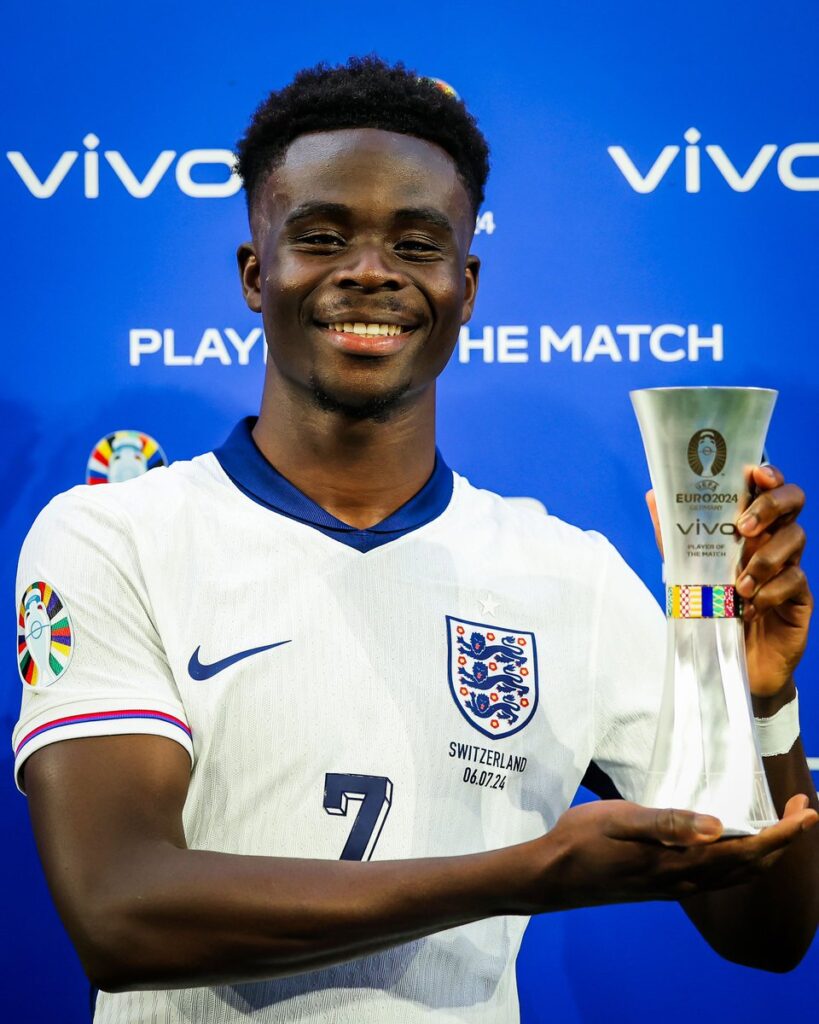 "Most Important Player": Rio Ferdinand Praises Bukayo Saka's Heroics in England's Euro 2024 Quarter-Final Win  