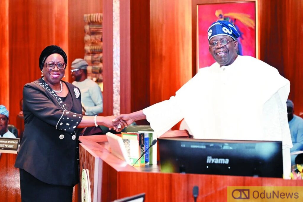 President Tinubu Swears in Justice Kudirat Kekere-Ekun as Chief Justice of Nigeria  