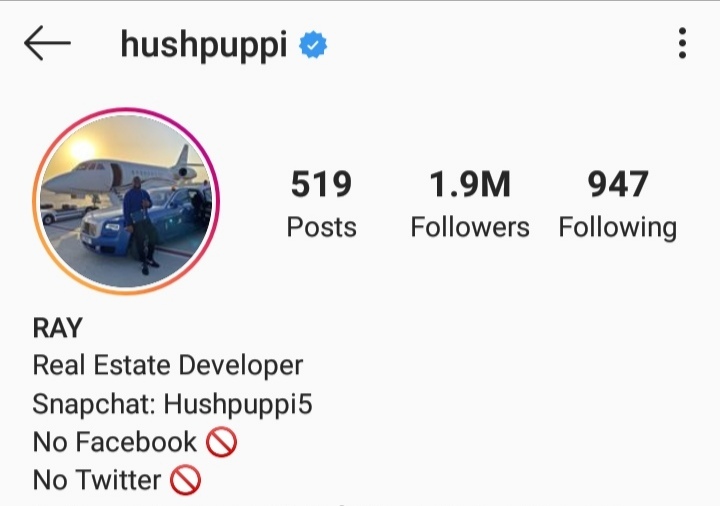 From 'Gucci Master' To 'Real Estate Developer' - Hushpuppi Updates IG Account  