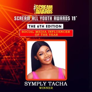 BBNaija Star, Tacha Bags 'Social Media Influencer Of The Year' Award  