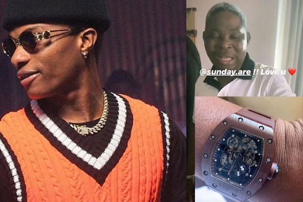 WizKid Gifts Manager A 40 Million Richard Mille Wristwatch, Watch Video