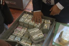 CCTV Captures Bank Staff, Customer Stealing Money From Vault During Robbery In Ekiti  