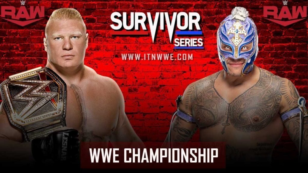 Brock Lesnar fights Rey Mysterio at Survivor Series 2019