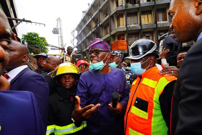 Sanwo-Olu Hints at Demolition of Old Buildings in Lagos Island