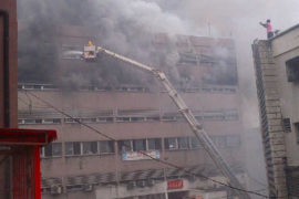 Burning Building Collapses in Lagos, Kills Policeman  