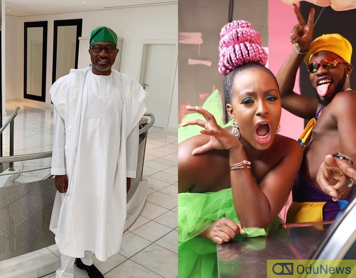 Femi Otedola Reacts To Broda Shaggi  Kissing His Daughter