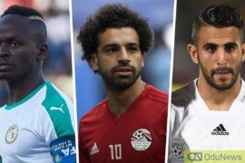 Mane, Salah, Mahrez Make Final Three For African Footballer Of The Year  