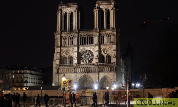 Fire Outrage Ravaged Notre Dame Cathedral : Christmas Mass Cancelled