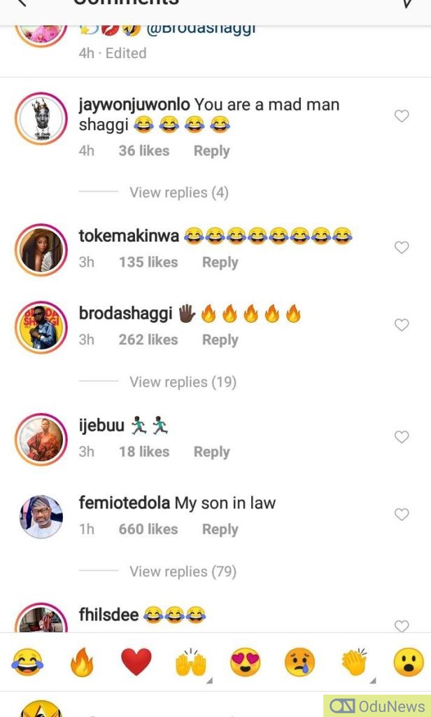 Femi Otedola Reacts To Broda Shaggi  Kissing His Daughter  