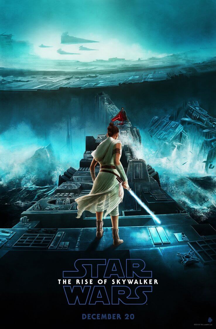 ‘star Wars Rey Prepares For The Final Duel With Kylo Ren In New Poster