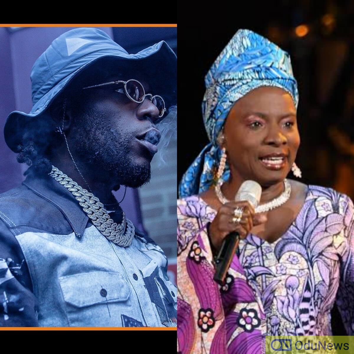 Burna Boy Celebrates With Angelique Kidjo Over Grammy Win