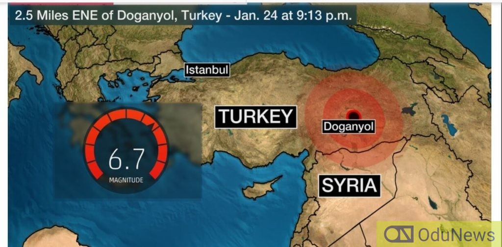 Magnitude 6.7 Earthquake In Turkey Leaves Eight Dead, Hundreds Injured