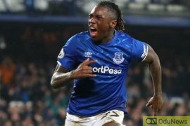 Moise Kean Scores His First Goal For Everton  