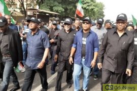 [PHOTOS]  Imo: Secondus, Obi Lead PDP's Protest Against Supreme Court Ruling  