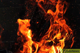 Bizarre Video Showing A Girl Setting Herself On Fire  